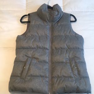 Old Navy Gray Puffer Vest.
